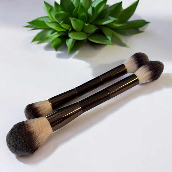 BB Luxury Dual Ended Soft Hair Cosmetic Brushes (Sold Separately)