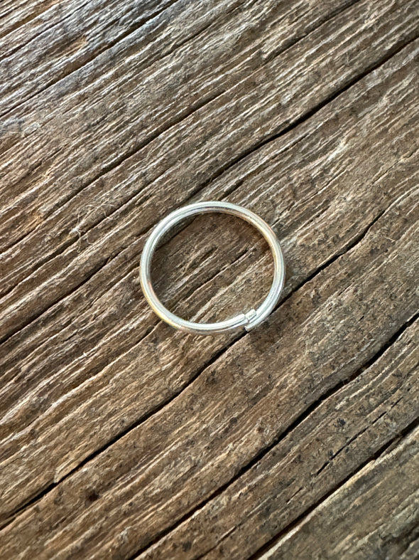 Nose/Tragus/Helix Piercing Ring Gold Filled 1/20 or 925 Sterling Silver