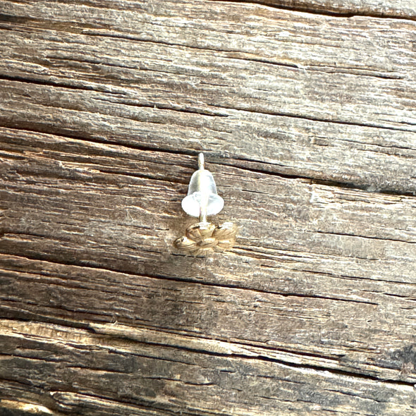 Dainty Flower Pierced Stud Earring (Single) Gold Filled 1/20 or 925 Sterling Silver