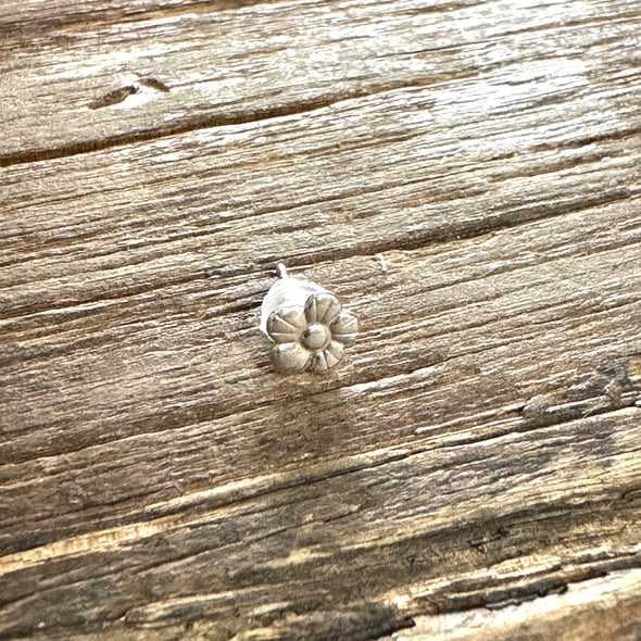 Dainty Flower Pierced Stud Earring (Single) Gold Filled 1/20 or 925 Sterling Silver