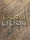 Huggie Chubby Hoop Earrings 18k Gold or 925 Sterling Silver Plated Brass