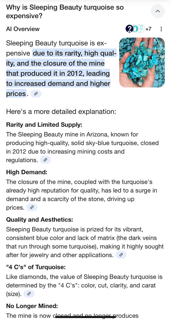 One of a Kind 8mm Round Rare Genuine Sleeping Beauty Turquoise Sterling Silver Ring