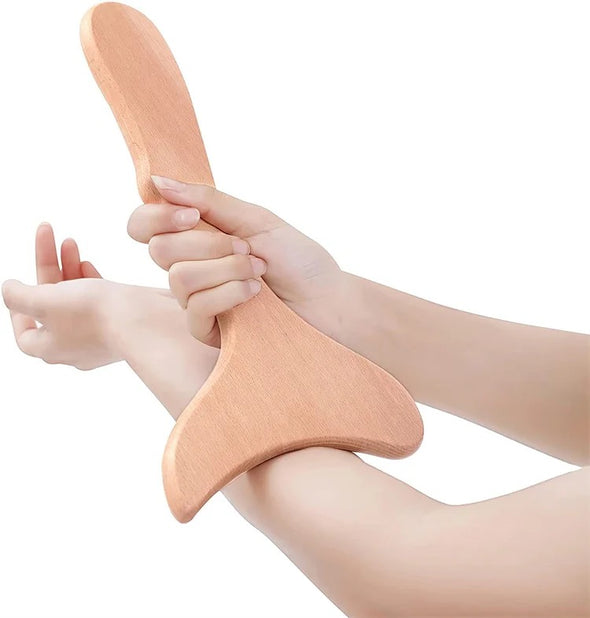 Berck Spa Collection Beech Wood Body Gua Sha Sculpting & Lymphatic Massager