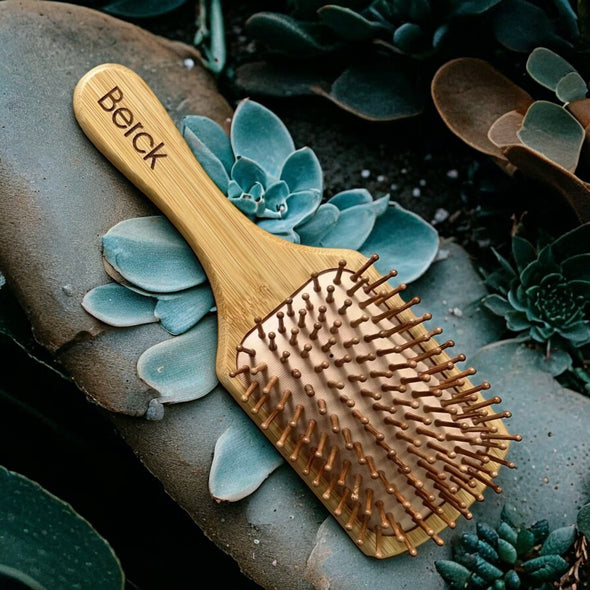Berck Spa Collection Bamboo Paddle Massage Hair Brush