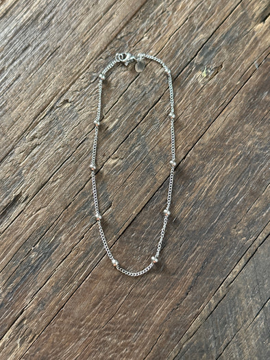 Satellite Chain Bracelet 7" Stainless Steel