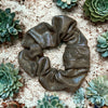 Luxury Leather Scrunchies