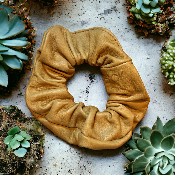 Luxury Leather Scrunchies