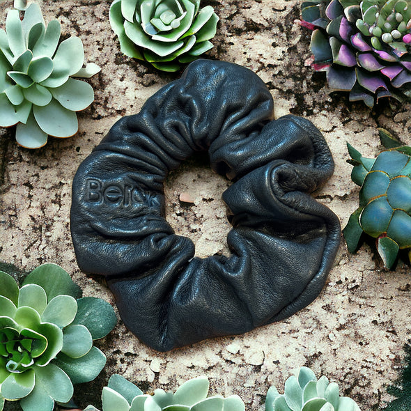 Luxury Leather Scrunchies