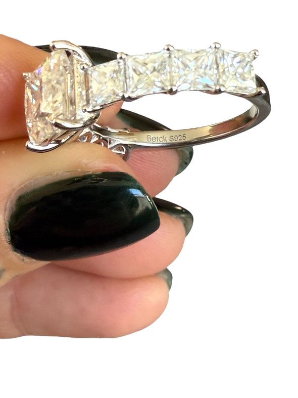 PREORDER - GRA Certified Moissanite Diamond Wedding & Engagement Rings (Sold Separately)