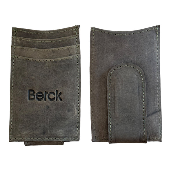 Money Clip Card Wallet Leather