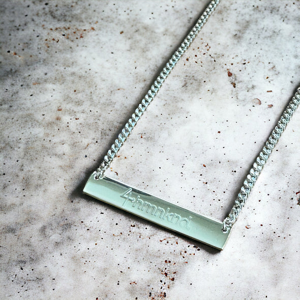 4hmnknd Bar Logo Necklace Limited Edition