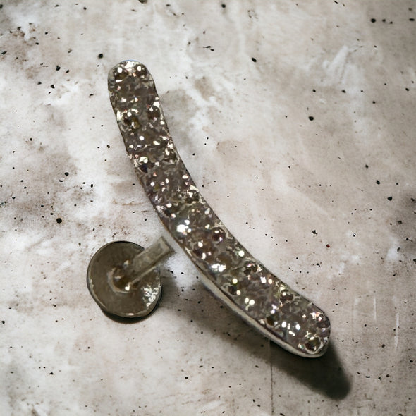 Conch/Helix Flat Back Piercing Studs - Push In (Sold as Singles - Multiple Options)