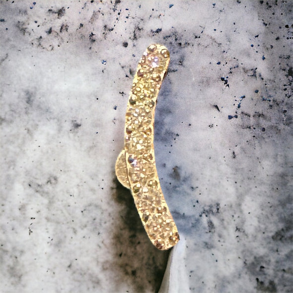 Conch/Helix Flat Back Piercing Studs - Push In (Sold as Singles - Multiple Options)