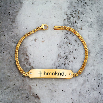 4hmnknd ID Bracelet with Moissanite Diamonds - Limited Edition