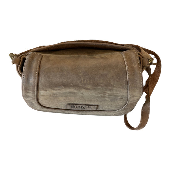 Steffie Leather Saddle Bag