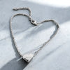 Waterproof Puffed Heart Anklet