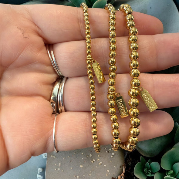 Waterproof Beaded Stretch Bracelet (Multiple Options)