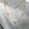 Waterproof Open Clover 40" Necklace
