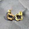 Waterproof Open Clover Stud Earrings