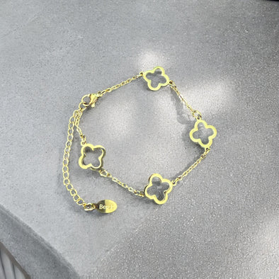 Waterproof Open Clover Bracelet