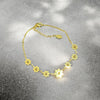 Waterproof 7 Flower Anklet
