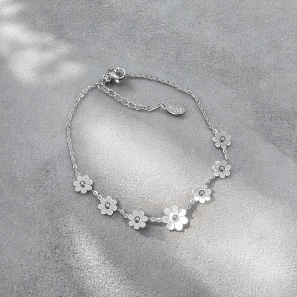 Waterproof 7 Flower Anklet