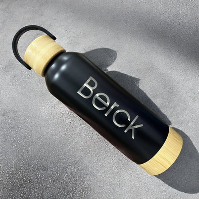 Berck Bamboo & Stainless Steel Water Bottle 16oz