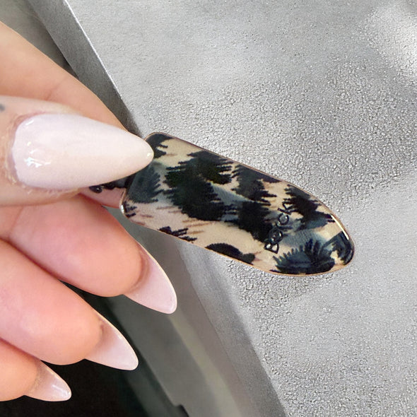 No-Crease Luxe Cheetah Hair Clips (Set of Two)