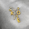 Waterproof Chunky Ballon Initial Charm