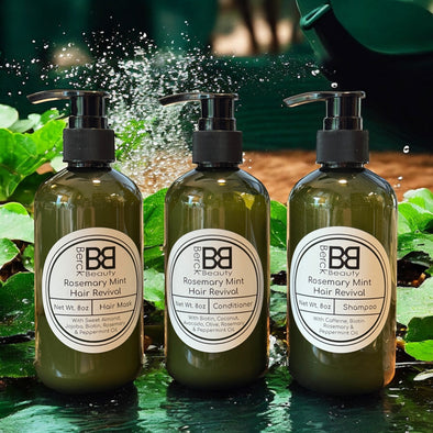 NEW SIZE - NEW PACKAGING! BB Rosemary Mint Hair Revival Haircare System 🌱