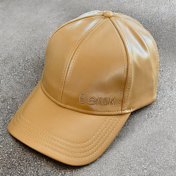 LIMITED EDITION Berck Embroidered Low Profile Trucker Faux Leather