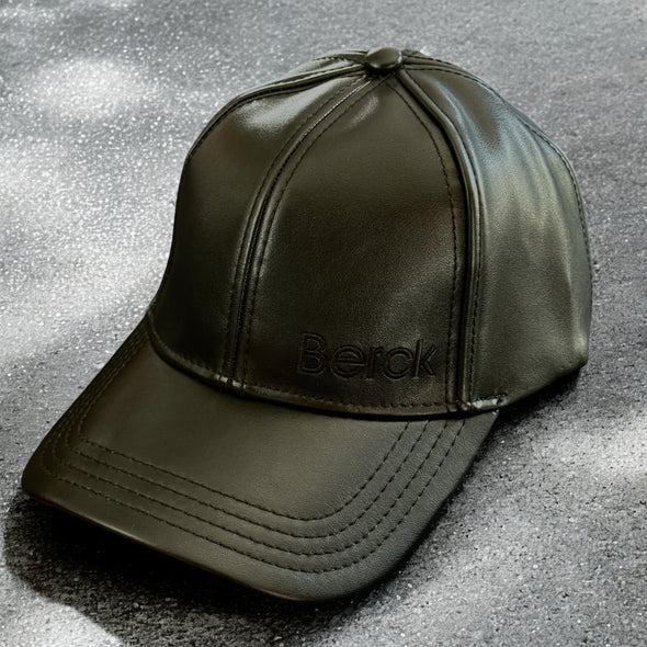 LIMITED EDITION Berck Embroidered Low Profile Trucker Faux Leather