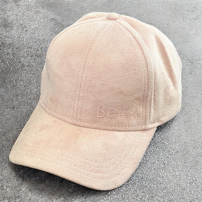 LIMITED EDITION Berck Embroidered Low Profile Trucker Faux Suede/Faux Hair