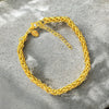 Waterproof Woven Chunky Chain Bracelet