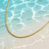 Waterproof 3mm Beaded Stainless Steel Necklace