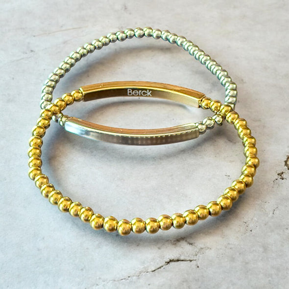 Waterproof Beaded Stretch ID Bracelet