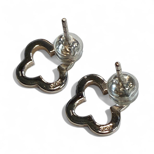 PREORDER - GRA Certified Moissanite Diamond Clover Stud Earrings