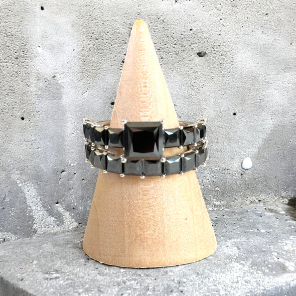 PREORDER - GRA Certified Moissanite Diamond Wedding & Engagement Rings (Sold Separately)