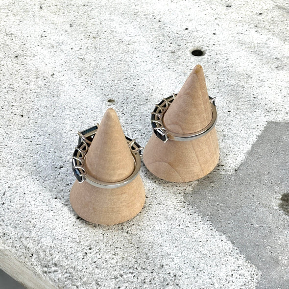 PREORDER - GRA Certified Moissanite Diamond Wedding & Engagement Rings (Sold Separately)