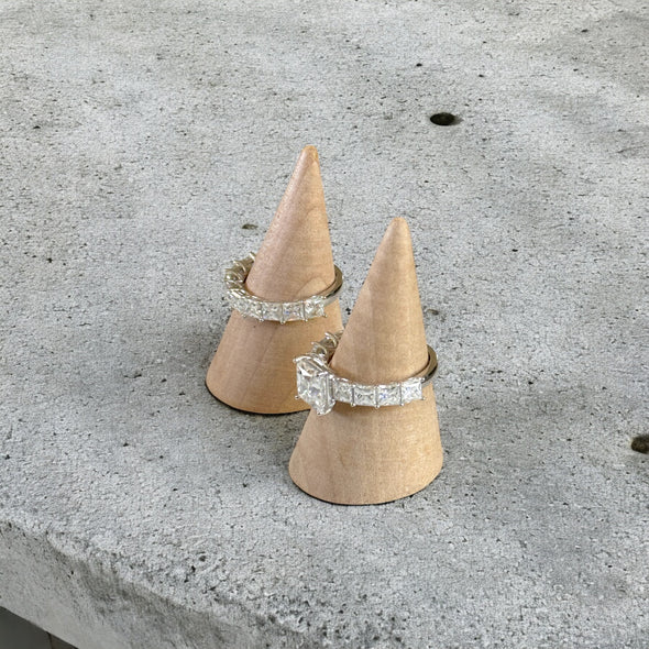 PREORDER - GRA Certified Moissanite Diamond Wedding & Engagement Rings (Sold Separately)