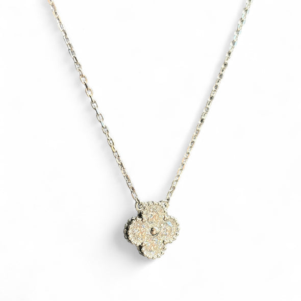 GRA Certified Moissanite Diamond Clover Necklace